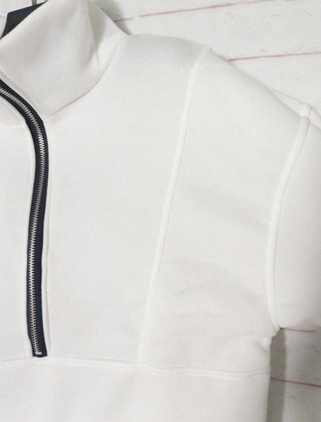 LINA Cropped Zip-Up Jacket and Joggers Set