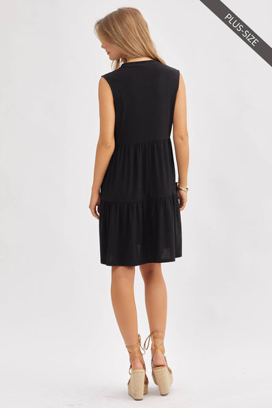 Flowy Dress ( PLUS )