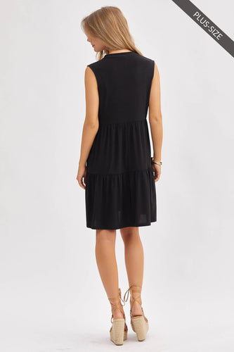 Flowy Dress ( PLUS )