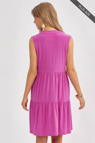Flowy Dress ( PLUS )