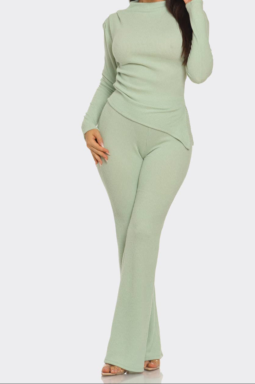 Rica Asymmetric Pants Set