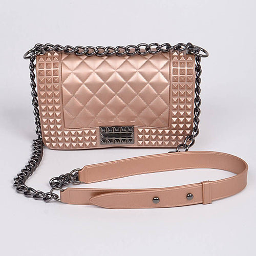 Monroe Studded Monotone Clutch