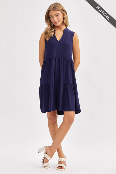 Flowy Dress ( PLUS )