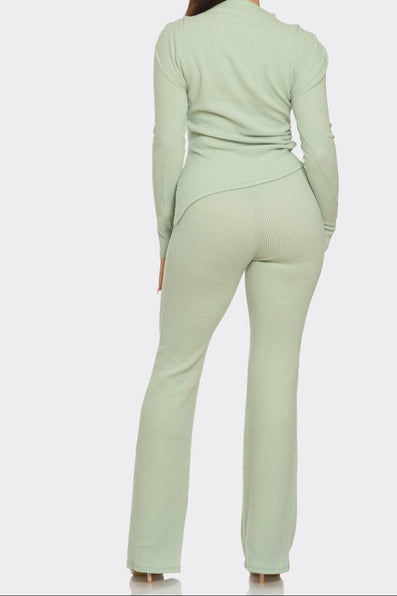 Rica Asymmetric Pants Set