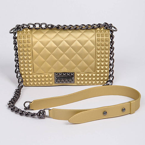 Monroe Studded Monotone Clutch