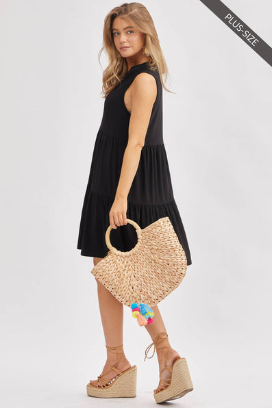Flowy Dress ( PLUS )