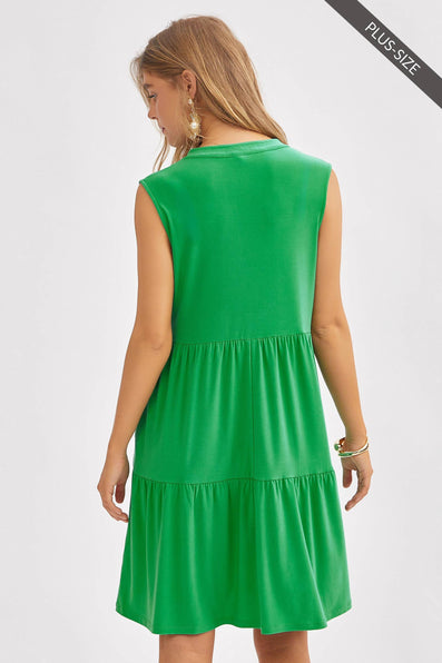 Flowy Dress ( PLUS )