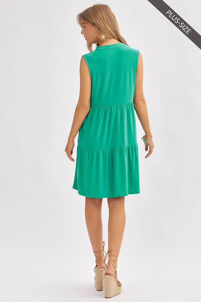 Flowy Dress ( PLUS )