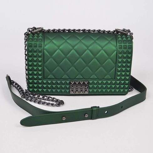 Monroe Studded Monotone Clutch