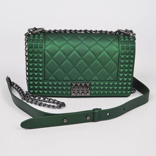 Monroe Studded Monotone Clutch