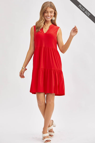 Flowy Dress ( PLUS )