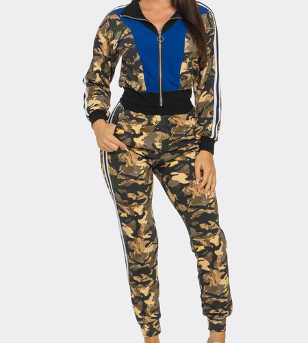 ZAKIA CAMO JOGGER SET