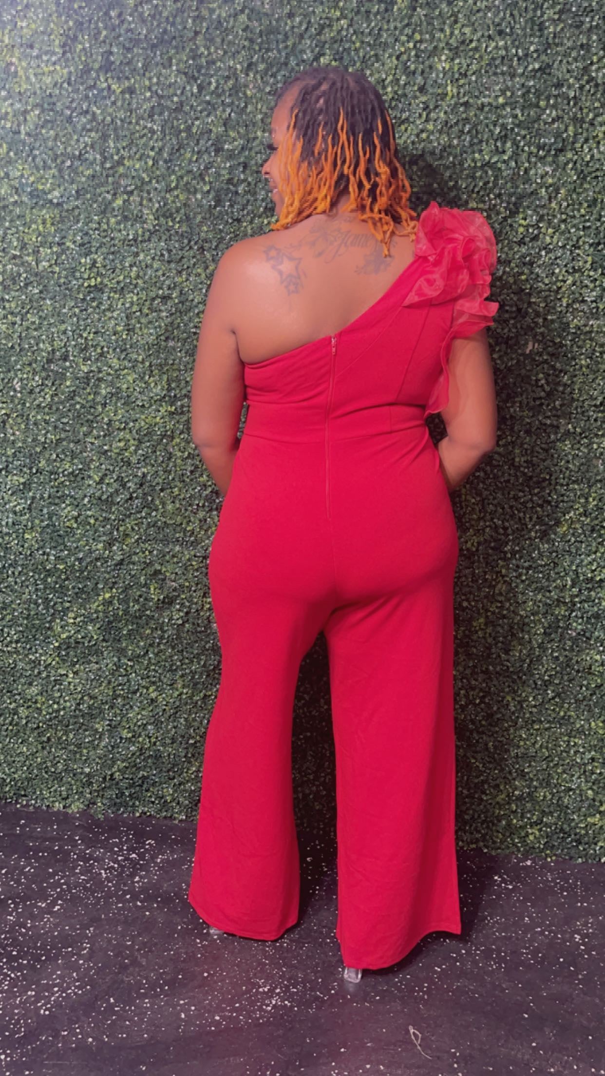 TASTE OF RED JUMPSUIT (PLUS)