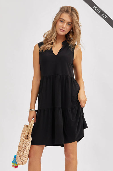 Flowy Dress ( PLUS )