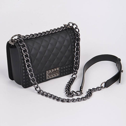 Monroe Studded Monotone Clutch