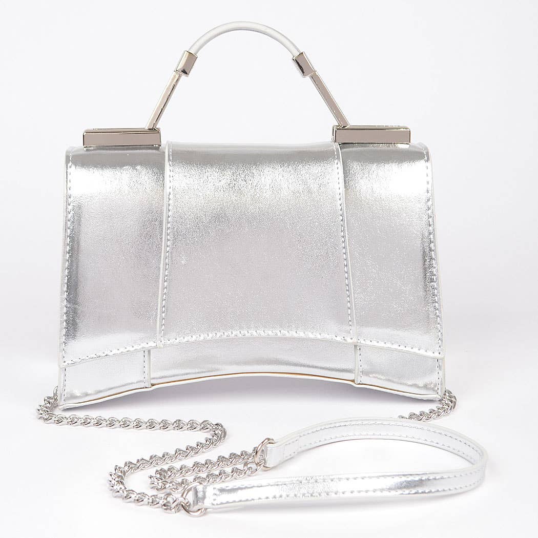 Meia Transparent Flap Clutch