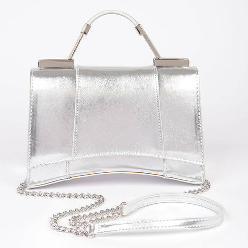 Meia Transparent Flap Clutch