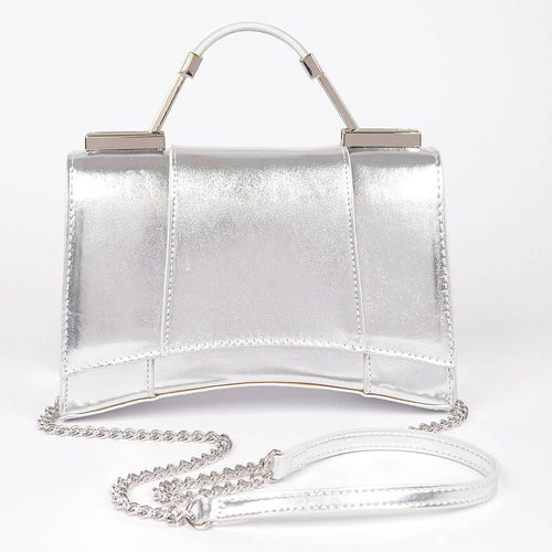 Meia Transparent Flap Clutch
